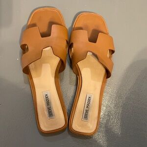 Steve Madden Hayden Sandals Brown Leather Size 7